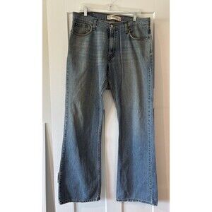 Vintage Levis 527 Jeans Mens 36x34 Blue Dark Wash Cotton Bootcut Denim